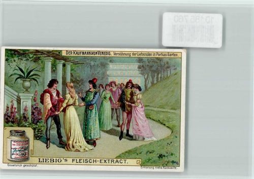 Der Kaufmann von Venedig Nr. 6 Sammelbild Liebig