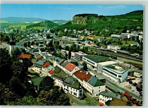 Gerolstein Rückseite mit Abschürfungen bzw Kleberesten Auberg und Munterley
