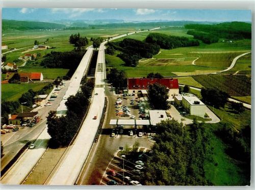 Pfaffenhofen Autobahn Rasthaus In der Holledau Luftaufnahme