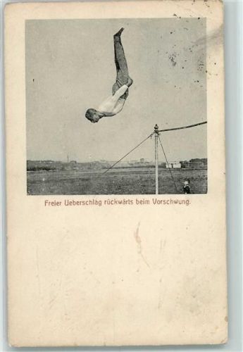 1908 Freier Überschlag rückwärts AK