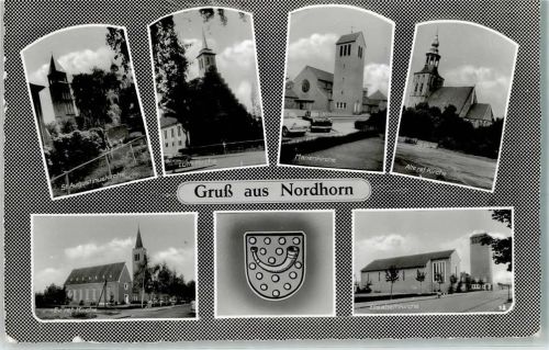 48527 W4460 Nordhorn - St. Augustinuskirche Luth. Kirche Marienkirche Elisabethkirche