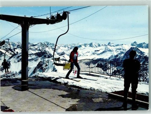 Nebelhorn Gipfelhütte Sessellift auf dem Nebelhorn