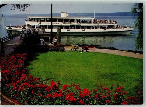 Seeshaupt Motorschiff Bayern Rückseite mit Abschürfungen bzw Kleberesten