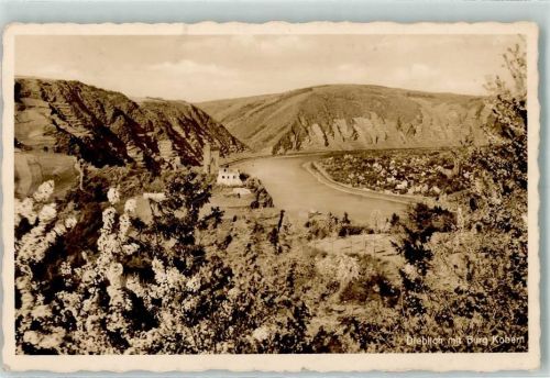 56299 W5405 Kobern - Hotel Simonis Mosel Weinberge Dieblich Burg