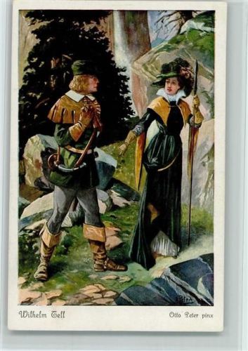 sign Otto Peter - Wilhelm Tell Nr. 7 AK
