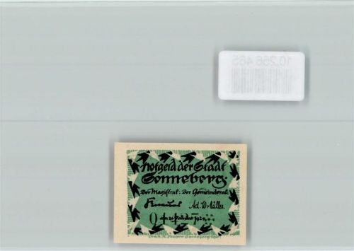 Sonneberg Notgeld 10 Pfennig
