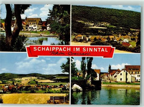 Schaippach Rückseite mit Abschürfungen bzw Kleberesten