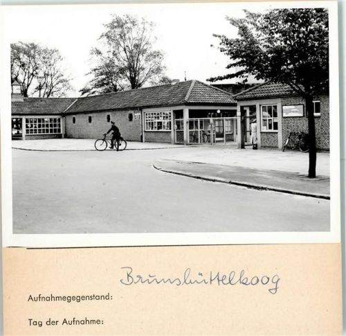 25541 W2212 Brunsbüttelkoog FOTO KEINE AK Schleuse Fähre Foto montiert auf Karton