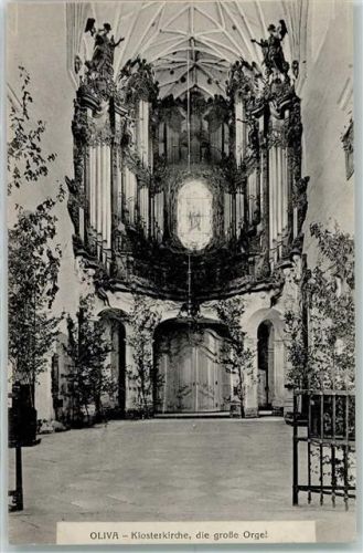 Oliva Klosterkirche Die große Orgel