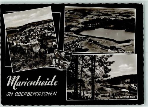 Marienheide Bruchertalsperre Lingesetalsperre Rückseite mit Abschürfungen bzw Kleberesten