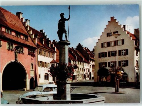 Löffingen Rückseite mit Abschürfungen bzw Kleberesten Mailänder Tor