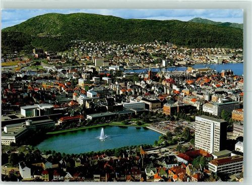 Bergen Oversikt med Lille Lungegardsvann