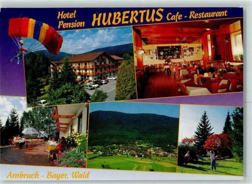 Arnbruck Hotel Hubertus Innenansicht Terrasse
