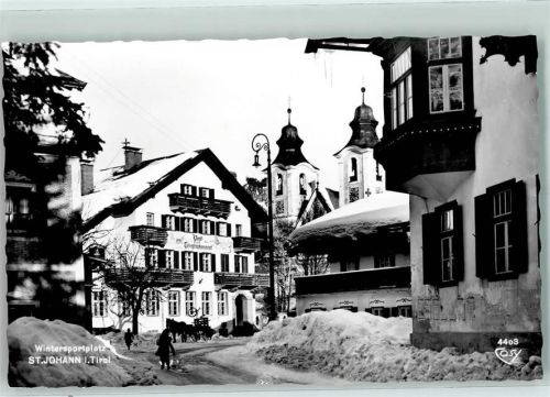 St. Johann Post Telegraphenamt Winter