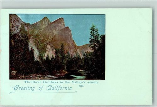 1899 The three Brothers in the Valley-Yosemite AK