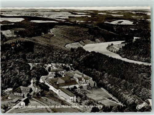 57629 W5239 Marienstatt , Kloster - Zisterzienser Abtei Marienstatt Fliegeraufnahme