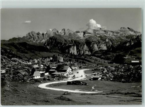 Sellajoch Rifugio Passo Sella Sellajoch Hütte Hüttenstempel
