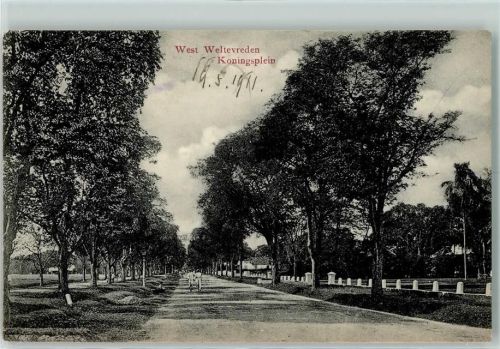 Weltevreden 1911 Koningsplein Niederländische Kolonien AK