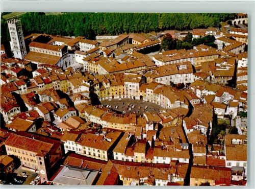 Lucca Fliegeraufnahme Anfiteatro Romano Romanisch Amphitheater