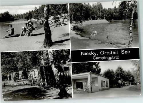 Niesky Rückseite mit Abschürfungen bzw Kleberesten Campingplatz