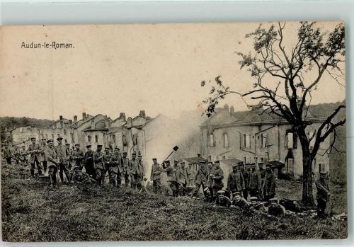 Audun-le-Roman 1916 Feldpost WK I 50. Infant.-Div.