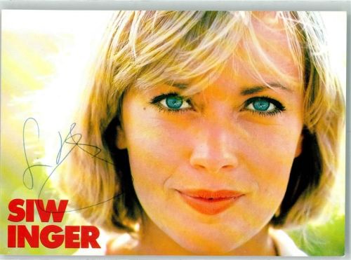 Siw Inger Originalautogramm Schlagersänger