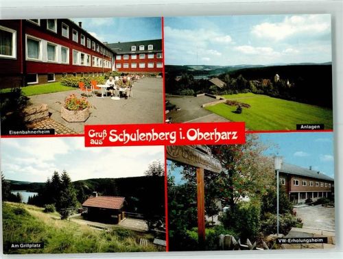 38707 W3396 Schulenberg im Oberharz - Eisenbahnerheim Anlagen Am Grillplatz VW-Erholungsheim