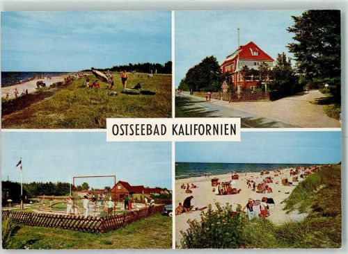Kalifornien Badestrand Minigolfplatz