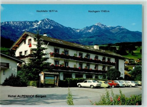 83355 W8221 Bergen , Oberbay - Hotel Alpenhof mit Hochfelln Hochgern