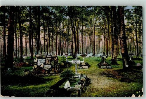 Thiaville-sur-Meurthe Feldpost WK I Kriegergräber im Wald