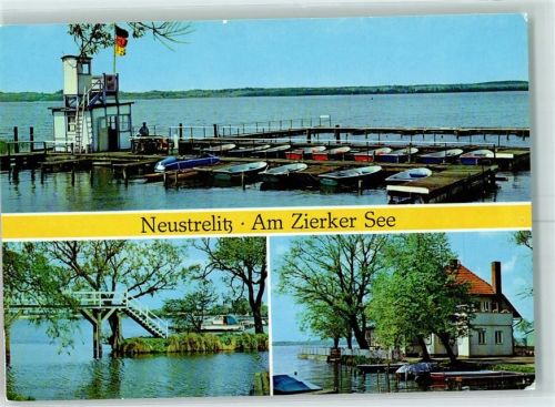 Neustrelitz Zierkener See Bootsanlegestelle
