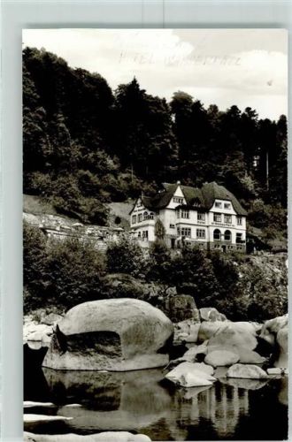 76596 W7564 Raumünzach - Hotel Wasserfall