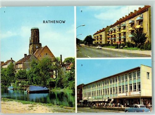 Rathenow Havel am Schleusenweg Leninallee Kauhaus Magnet