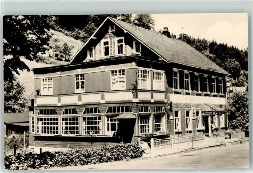 Katzhütte HOG Hotel Martinshof Rückseite mit Abschürfungen bzw Kleberesten