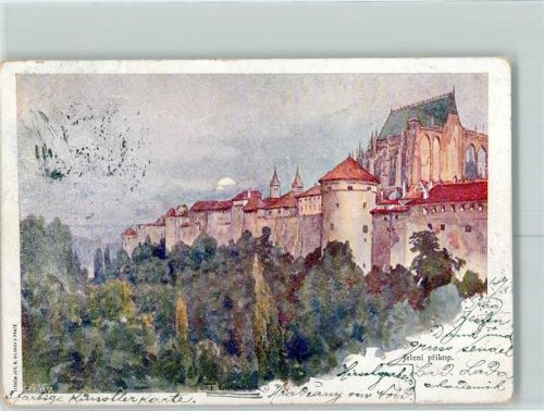 Prag 1899 Burg