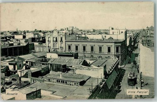 Rosario 1928 Vista Parcial , Streetcar, Straßenbahn