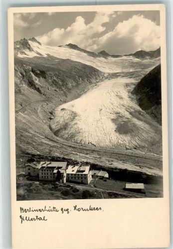 Berliner Hütte Hüttenstempel Berghütte Gasthaus