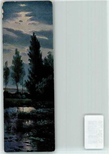 Mondschein Landschaft AK Natur Mini AK
