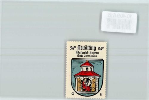 Neuötting Vignette Wappen Kaffee Hag ca 1920-1940
