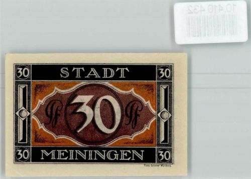 98617 O6100 Meiningen - Notgeld