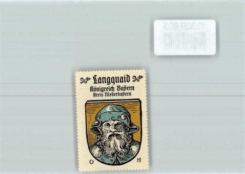 Langquaid Wappen Hl. Rochus Kaffee HAG