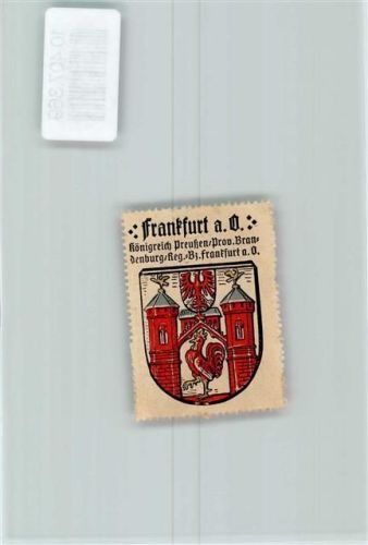 Frankfurt Vignette Wappen Kaffee Hag 1920-1940
