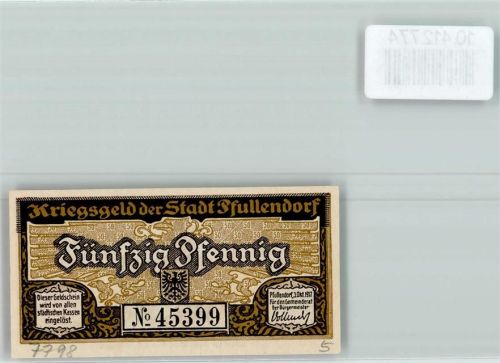 88630 W7798 Pfullendorf , Baden - Notgeld Obertor