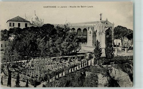 Karthago 1910 Jardin Musee de Saint-Louis AK