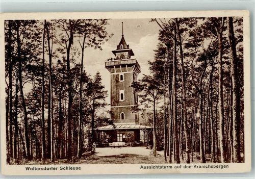 Woltersdorf Aussichtsturm auf den Kranichsbergen