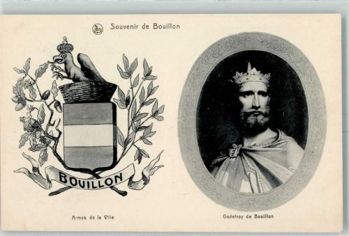 Bouillon Armes de la Ville Godefroy de Bouillon