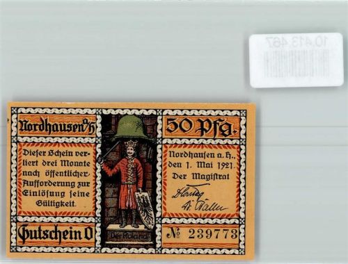 Nordhausen Notgeld Amseln