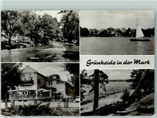 Grünheide Löcknitz Kulturhaus Peetzsee Segelboot