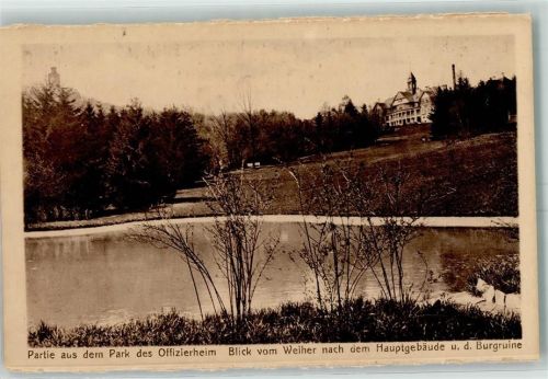 Falkenstein Offizierheim Taunus Weiher Hauptgebäude Ort handschriftlich