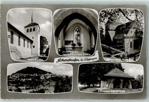 Hohenstaufen Barbarossa Kirche Innenansicht Albverein Schutzhütte Neue Kirche
